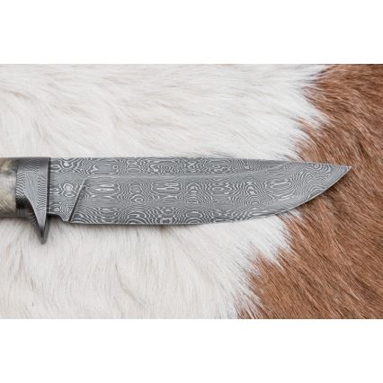 Eksklusive Damaskus knive 13 cm kastanjetræ