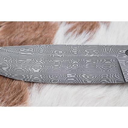 Eksklusive Damaskus knive 13 cm kastanjetræ
