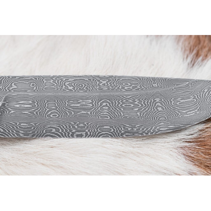 Eksklusive Damaskus knive 13 cm kastanjetræ