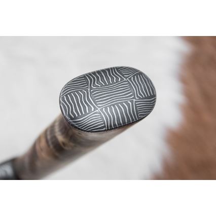 Eksklusive Damaskus knive 13 cm kastanjetræ