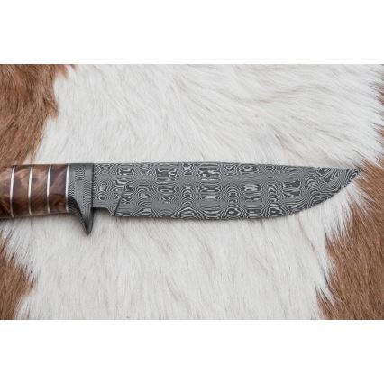 Eksklusive Damaskus knive 14,4 cm kastanjetræ/mammuttand