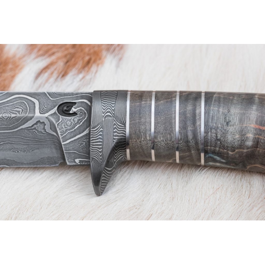 Eksklusive Damaskus knive 14 cm aske