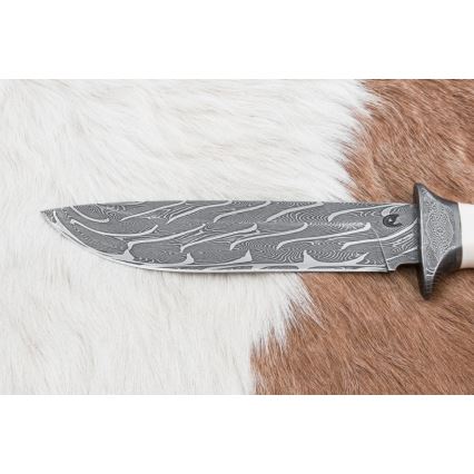 Eksklusive Damaskus knive 15 cm mammut stødtand