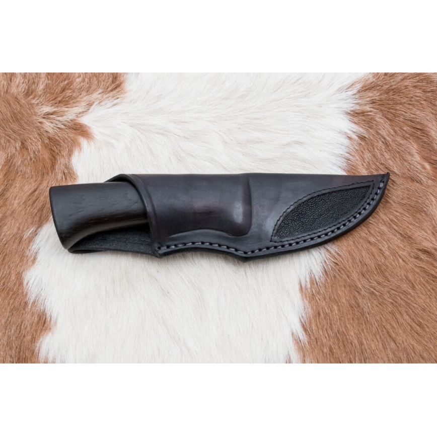 Eksklusive Damaskus knive 8,6 cm eg/kamelknogle