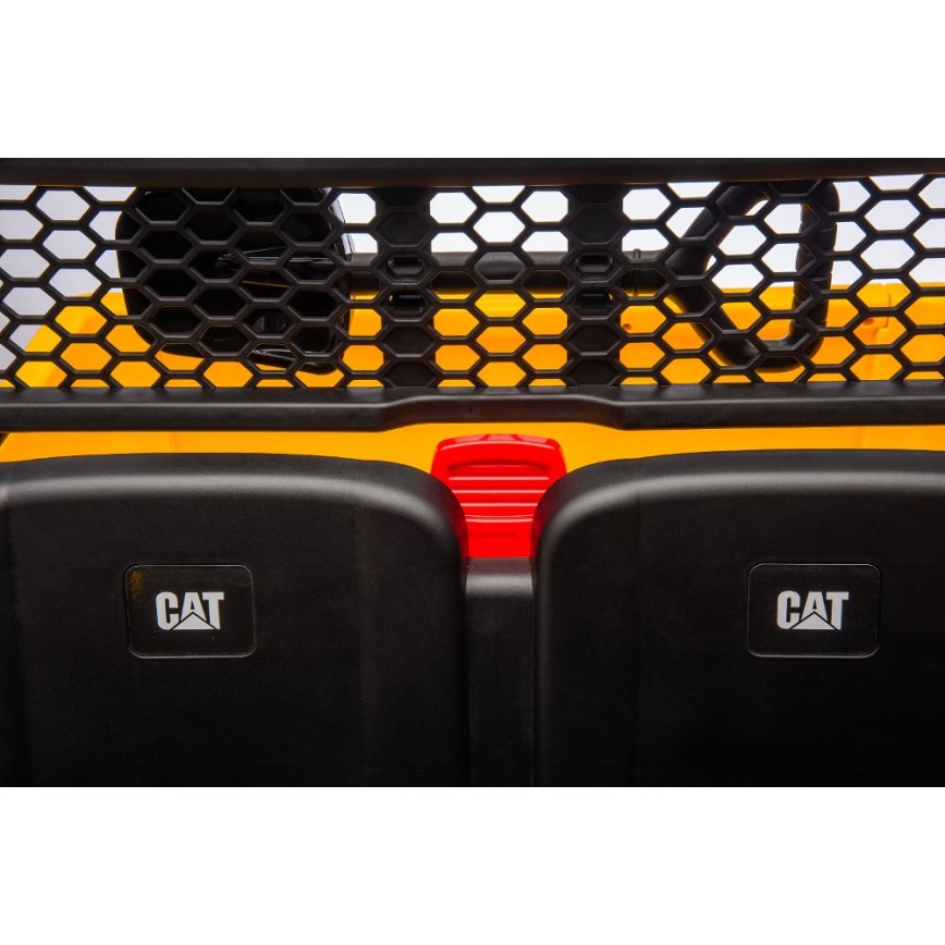 Elbil CAT 60W/7500 mAh gul/sort + fjernbetjening