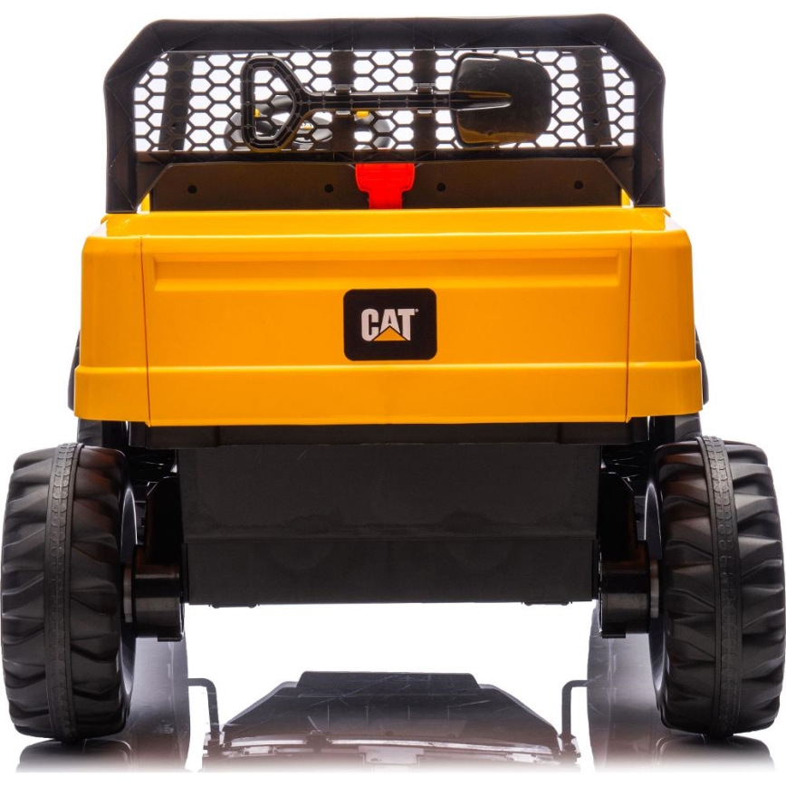 Elbil CAT 60W/7500 mAh gul/sort + fjernbetjening