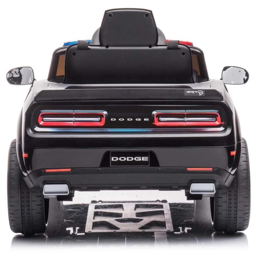 Elbil Dodge Challenger Politibil 50W/4500 mAh  sort/hvid