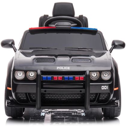 Elbil Dodge Challenger Politibil 50W/4500 mAh  sort/hvid