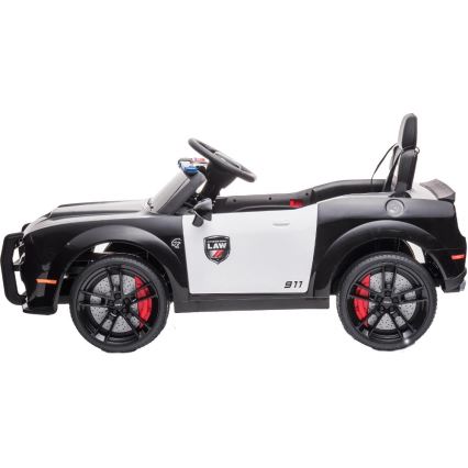 Elbil Dodge Challenger Politibil 50W/4500 mAh  sort/hvid