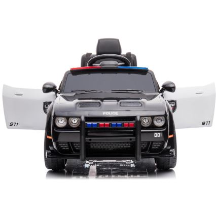 Elbil Dodge Challenger Politibil 50W/4500 mAh  sort/hvid