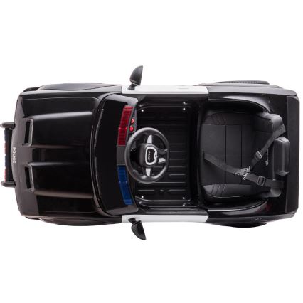 Elbil Dodge Challenger Politibil 50W/4500 mAh  sort/hvid