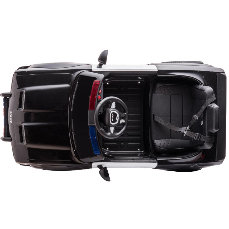 Elbil Dodge Challenger Politibil 50W/4500 mAh  sort/hvid