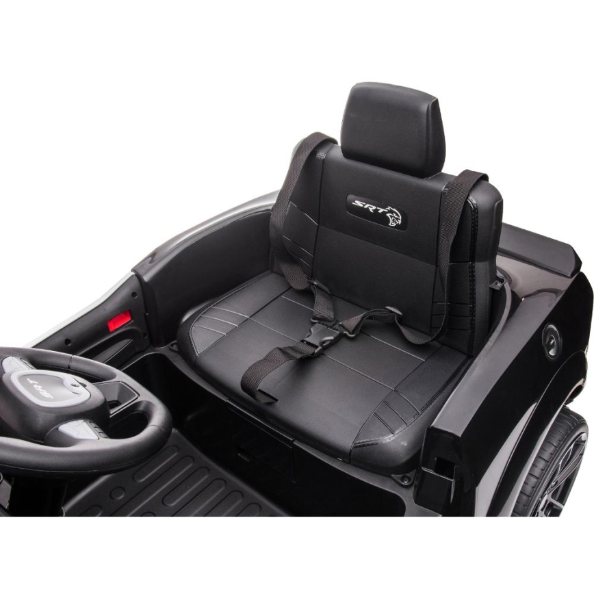 Elbil Dodge Challenger Politibil 50W/4500 mAh  sort/hvid
