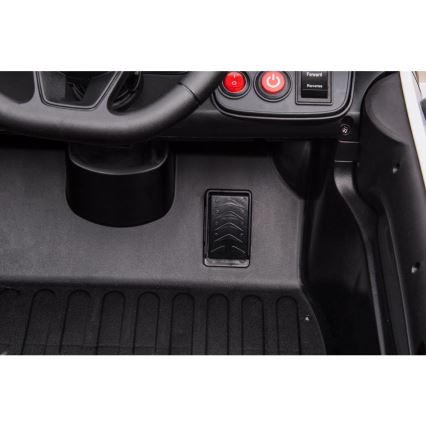 Elbil Dodge Challenger Politibil 50W/4500 mAh  sort/hvid