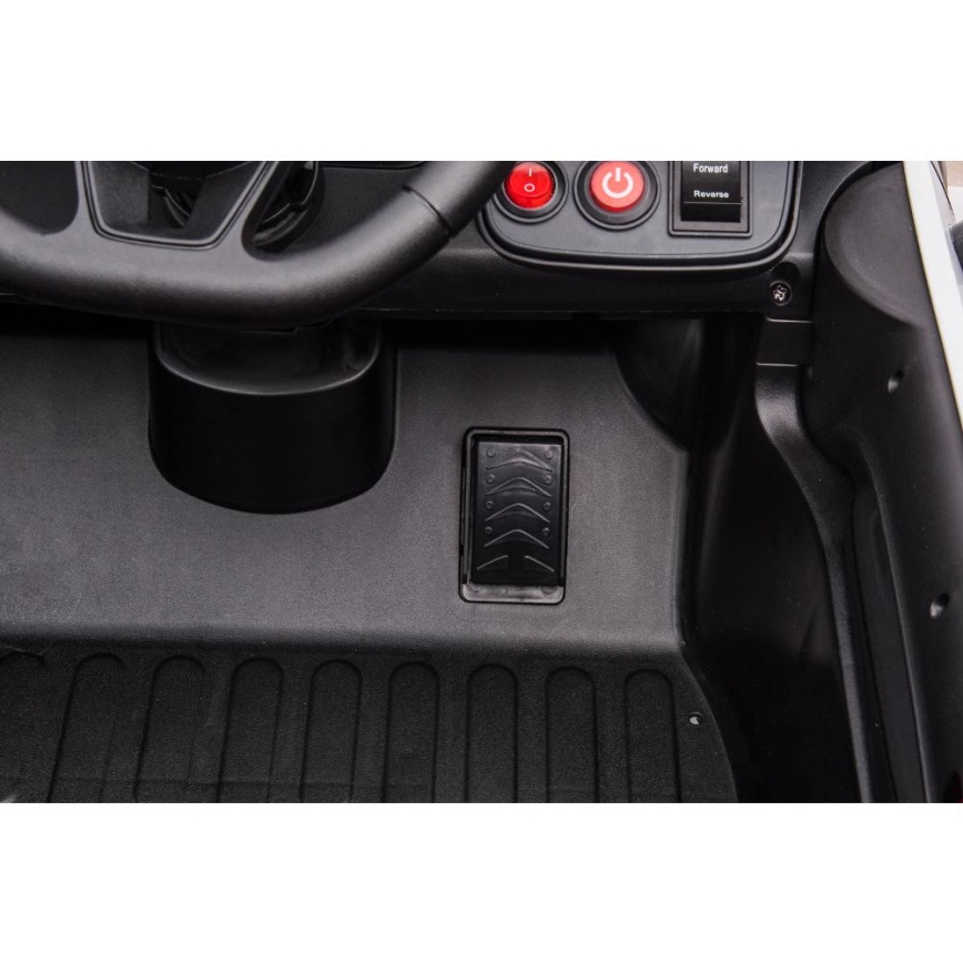 Elbil Dodge Challenger Politibil 50W/4500 mAh  sort/hvid