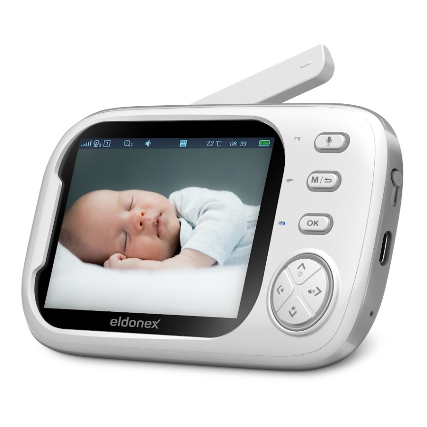 ELDONEX EBM-1010-WH - Babyalarm 5V/2000 mAh