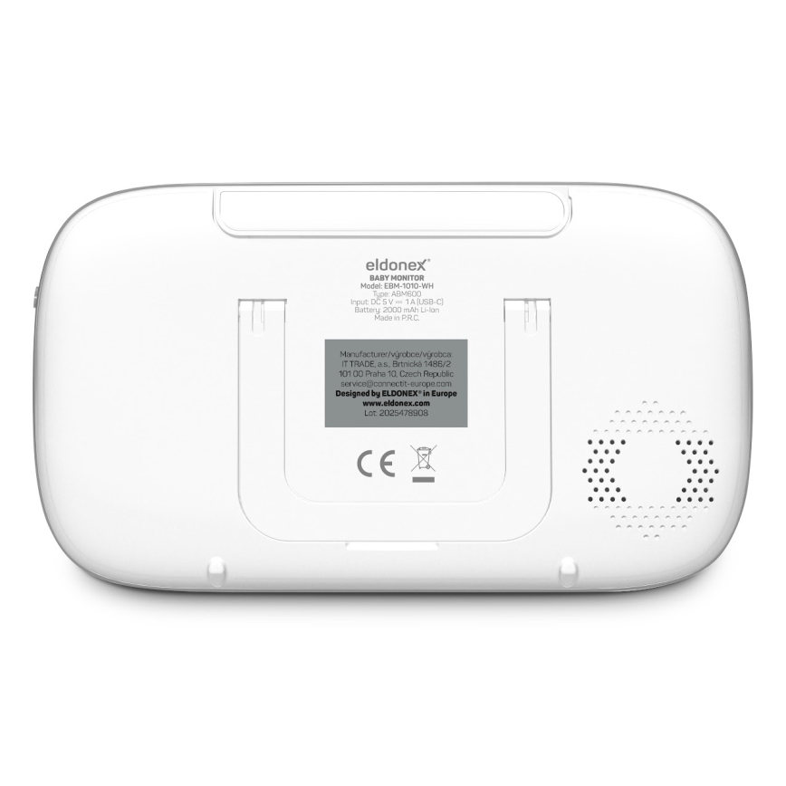 ELDONEX EBM-1010-WH - Babyalarm 5V/2000 mAh