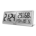ELDONEX ECL-1110-SL - Digitalt vægur TimeCheck 4xAA sølv