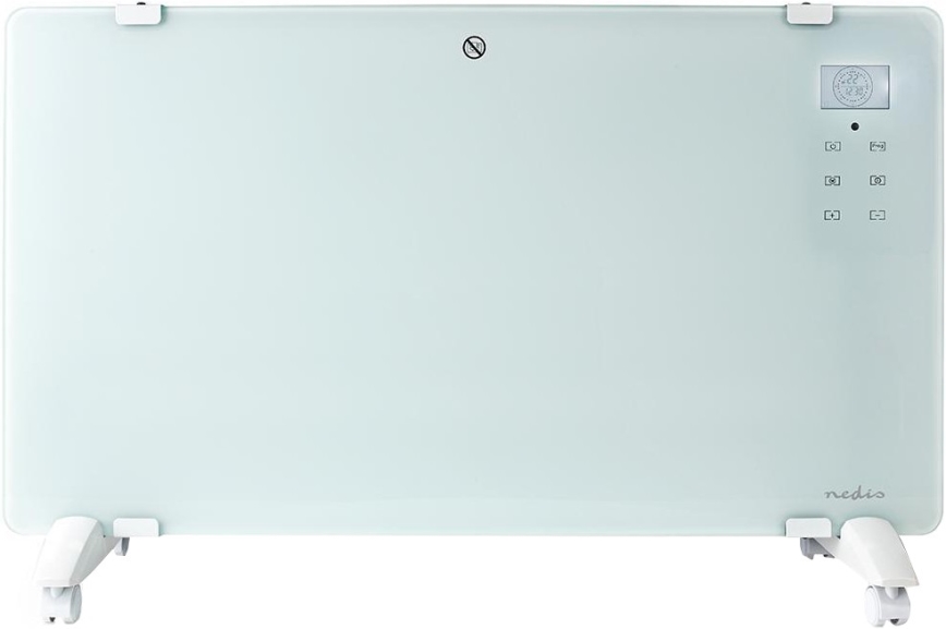 Elektrisk direktevarmer/konvektor 2000 W/230 V med Wi‑Fi, IP24-beskyttelse og termostat