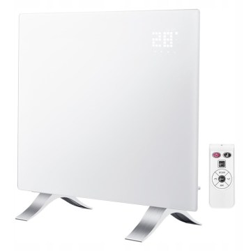 Elektrisk direktevarmer/konvektor NEO 1000W IP24 + fjernbetjening