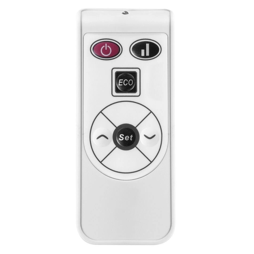 Elektrisk direktevarmer/konvektor NEO 1000W IP24 + fjernbetjening