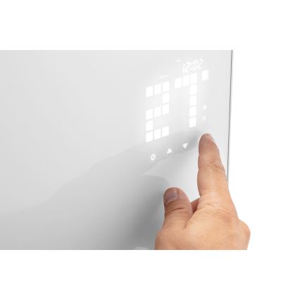 Elektrisk direktevarmer/konvektor NEO 1000W Wi-Fi Tuya IP24 + fjernbetjening