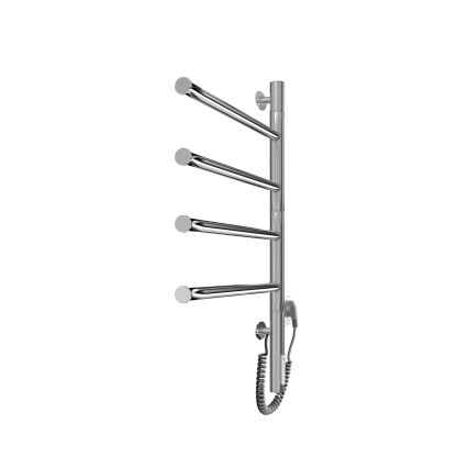 Elektrisk svingbar håndklædetørrer VEER 50W/230V 62,5x44,5 cm rustfrit stål/blank krom