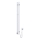 Elektrisk håndklædeholder m. termostat SILOUETTE 187W/230V 120,6 cm IP44 hvid højre kantet