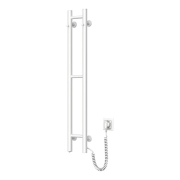 Elektrisk håndklædeholder SILOUETTE 187W/230V 101,1 cm IP44 hvid højre rund