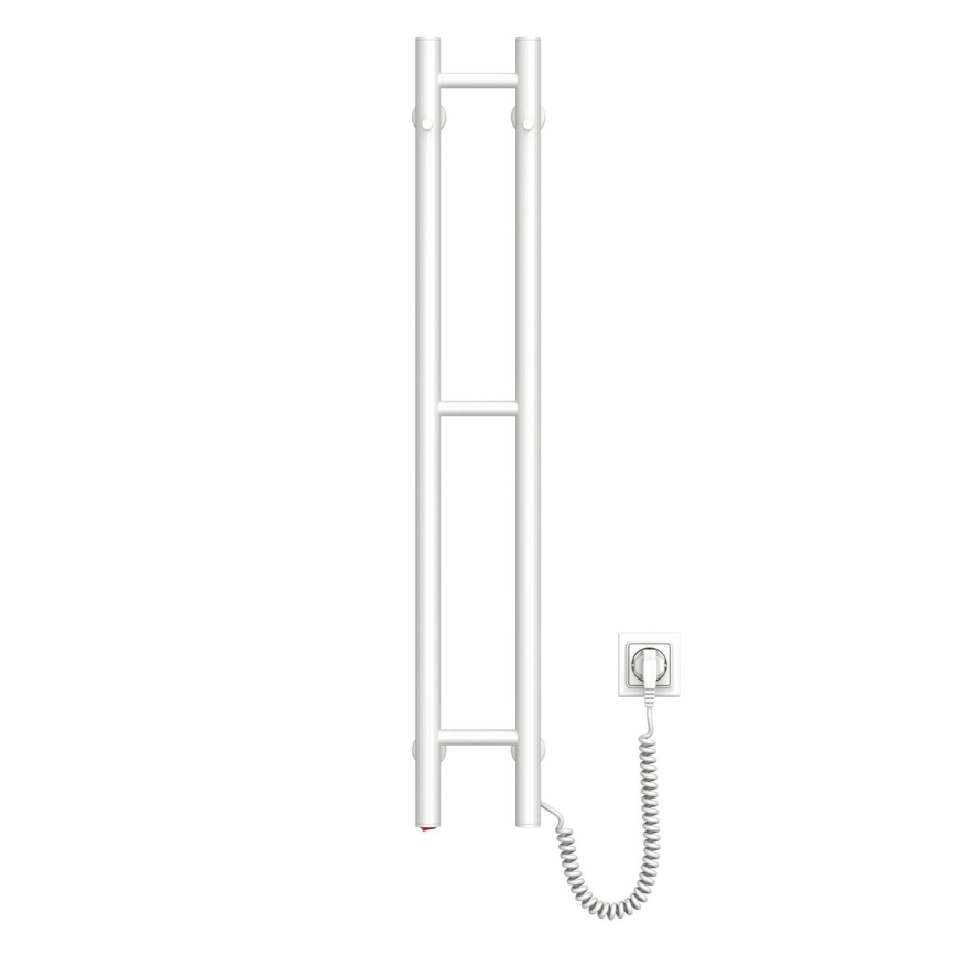 Elektrisk håndklædeholder SILOUETTE 187W/230V 101,1 cm IP44 hvid højre rund