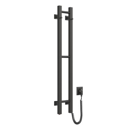Elektrisk håndklædeholder SILOUETTE 187W/230V 101,1 cm IP44 sort højre kantet