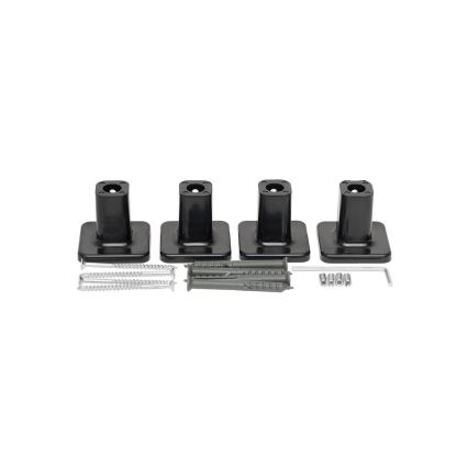 Elektrisk håndklædeholder SILOUETTE 187W/230V 101,1 cm IP44 sort højre kantet