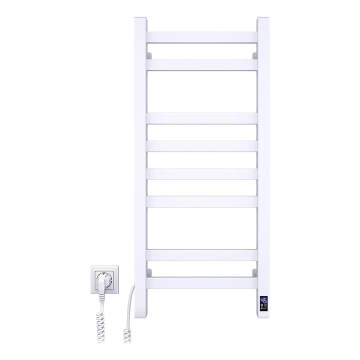 Elektrisk håndklædetørrer med termostat AVANGARD 105W 80x36 cm, hvid, venstrevendt