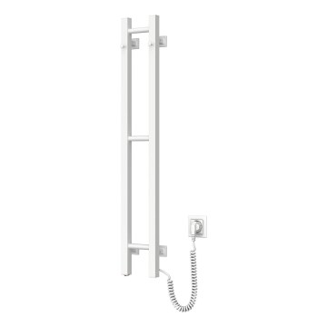 Elektrisk håndklædetørrer SILOUETTE 187W/230V 101,1 cm IP44 hvid højre kantet