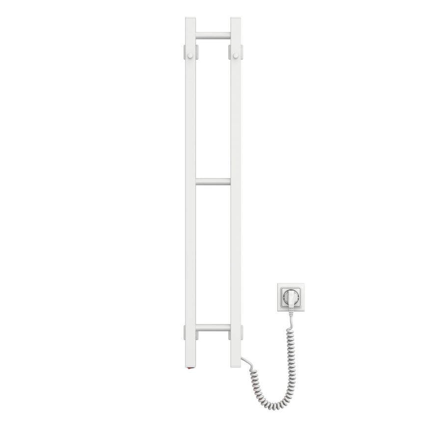 Elektrisk håndklædetørrer SILOUETTE 187W/230V 101,1 cm IP44 hvid højre kantet