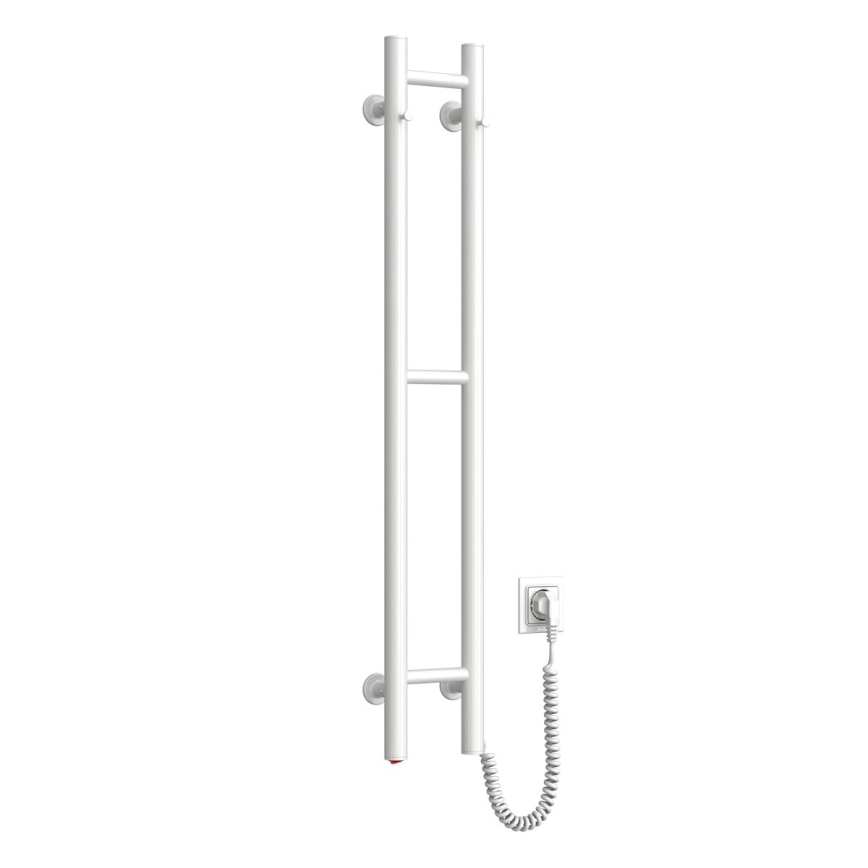 Elektrisk håndklædetørrer SILOUETTE 46W 100x16 cm hvid højre