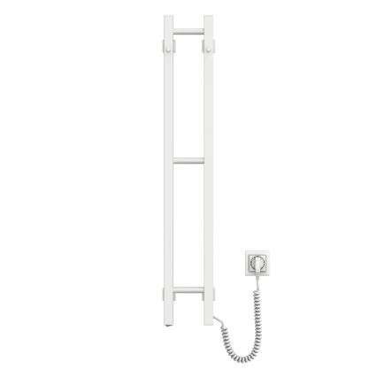 Elektrisk håndklædetørrer SILOUETTE 59W 101x16 cm hvid højrevendt