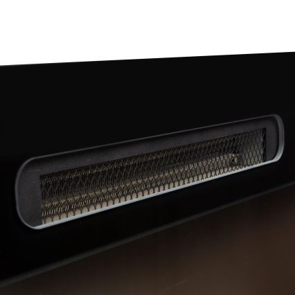 Elektrisk LED pejs m. varme LED/2000W/230V 48x91 cm væghængt + fjernbetjening