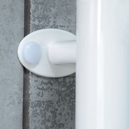 Elektrisk roterende håndklædetørrer med termostat ARABESQUE 150W/230V 64,6 cm IP44 hvid