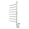 Elektrisk roterende håndklædetørrer VEER 95W/230V 102,5x44,5 cm rustfrit stål/blank krom