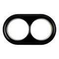 Elhard - Keramisk retro dobbelt ramme, sort
