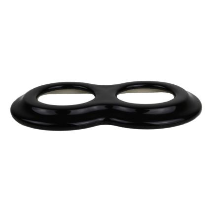 Elhard - Keramisk retro dobbelt ramme, sort
