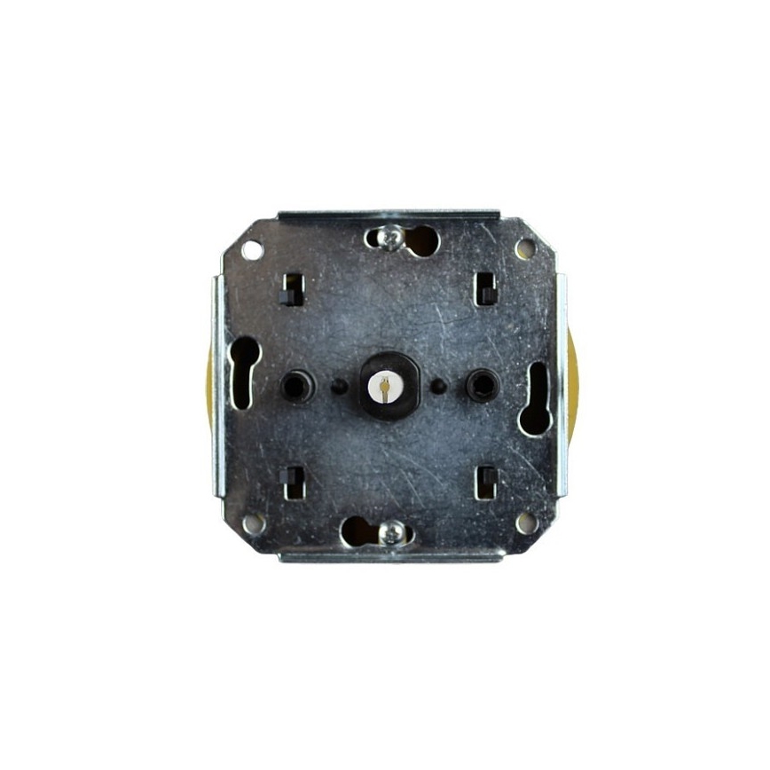 Elhard - Keramisk retro roterende krydsafbryder med ramme nr. 7, hvid