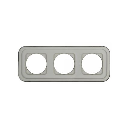 Elhard - Keramisk retro tredelt ramme, sort