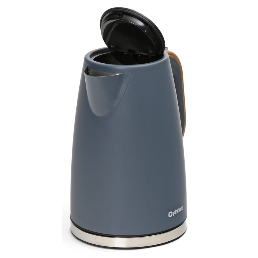 Elkedel 1,7 l 2400W/230V rustfrit stål/grå