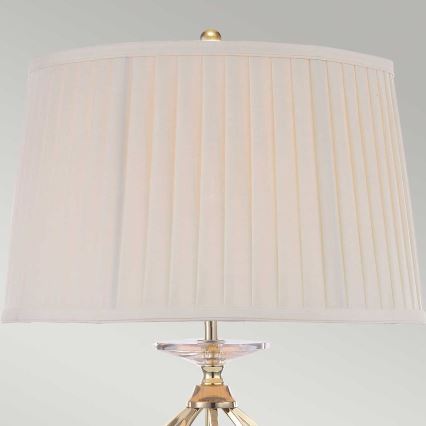 Elstead - Bordlampe AEGEAN 1xE27/60W/230V guldfarvet