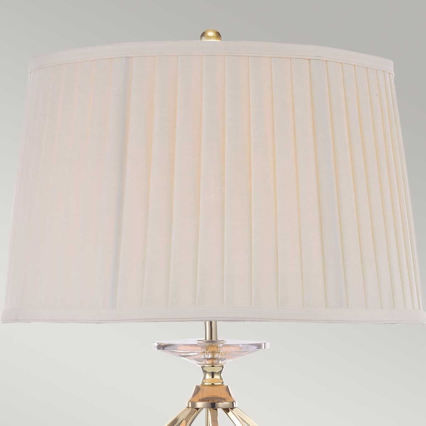 Elstead - Bordlampe AEGEAN 1xE27/60W/230V guldfarvet