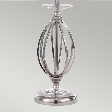 Elstead - Bordlampe AEGEAN 1xE27/60W/230V skinnende krom