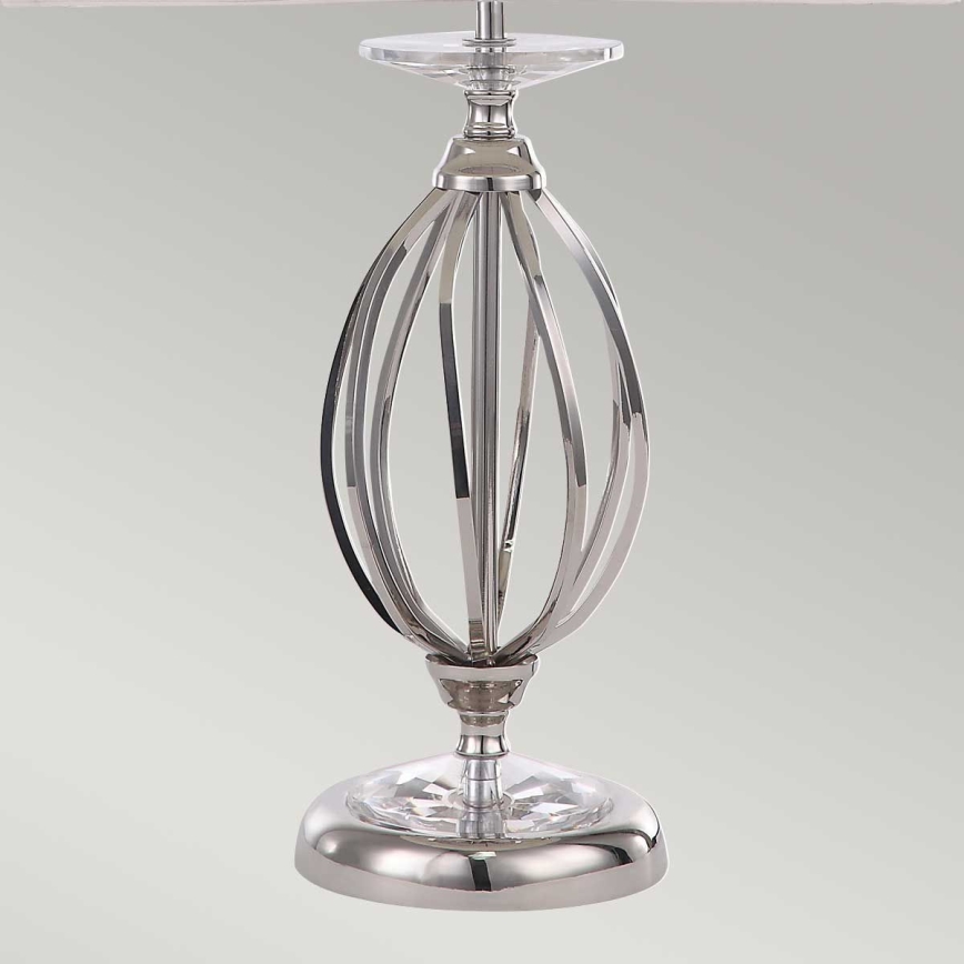 Elstead - Bordlampe AEGEAN 1xE27/60W/230V skinnende krom