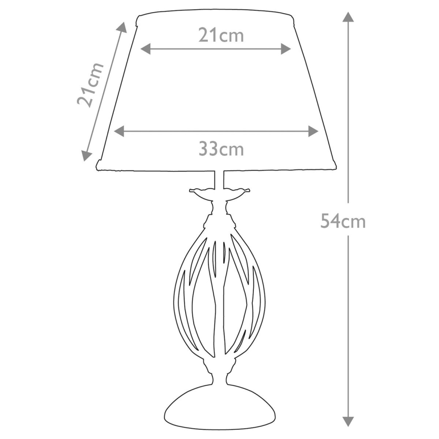 Elstead - Bordlampe ARTISAN 1xE27/60W/230V sort